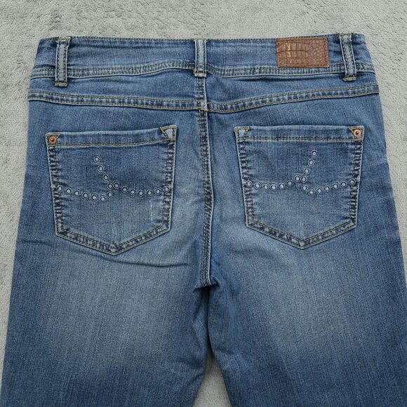 International Concepts Jeans Women's Size 6 Blue Low-Rise Skinny Leg 30" Inseam - Picture 10 of 15